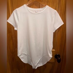 GAP White Tee Onesie - size XL
